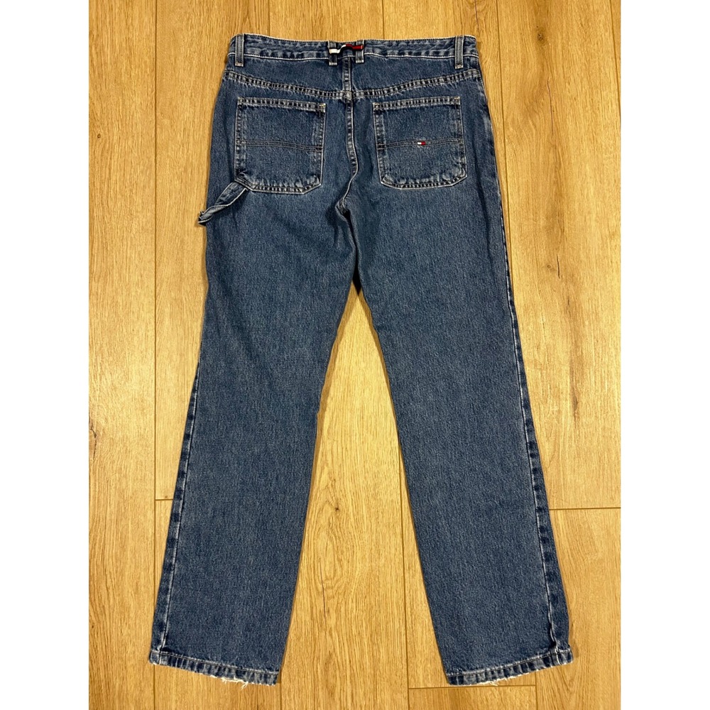 Y2K Tommy Hilfiger Vintage 2002 Painter Jeans 8 Medium Wash Carpenter Denim